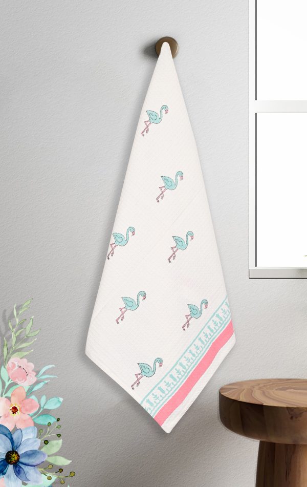 Rosie Block Printed Kids Bath Towels