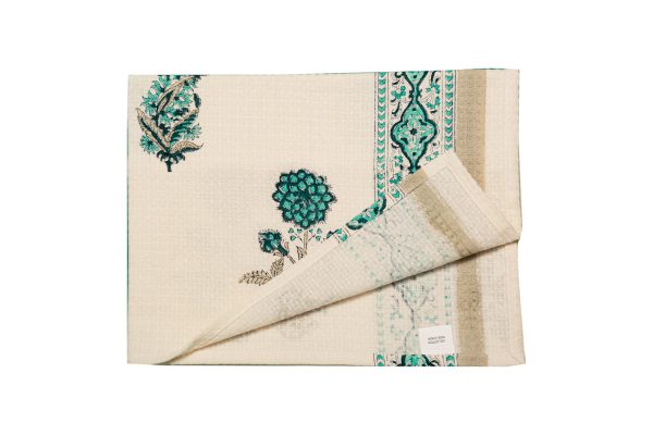 Snowdrop Block Printed Bath Towel - Image 5