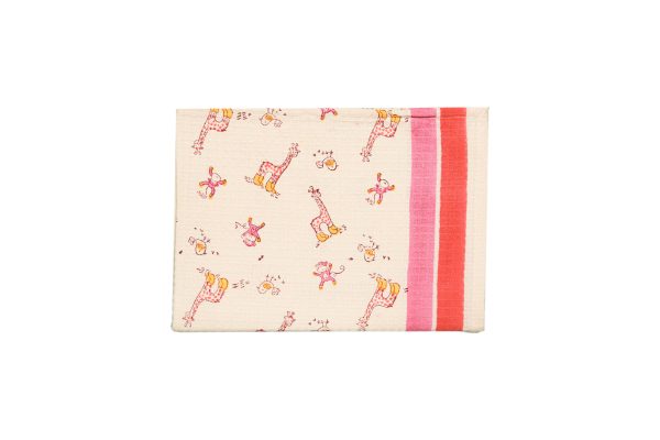 Pink Boogie Hand Block Printed Kids Bath Towels - Image 2