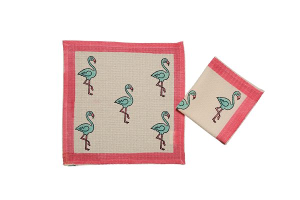 Rosie Block Printed Face Towels