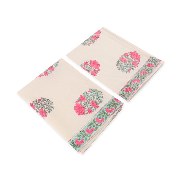 Morning Hand Block Printed Hand Towels