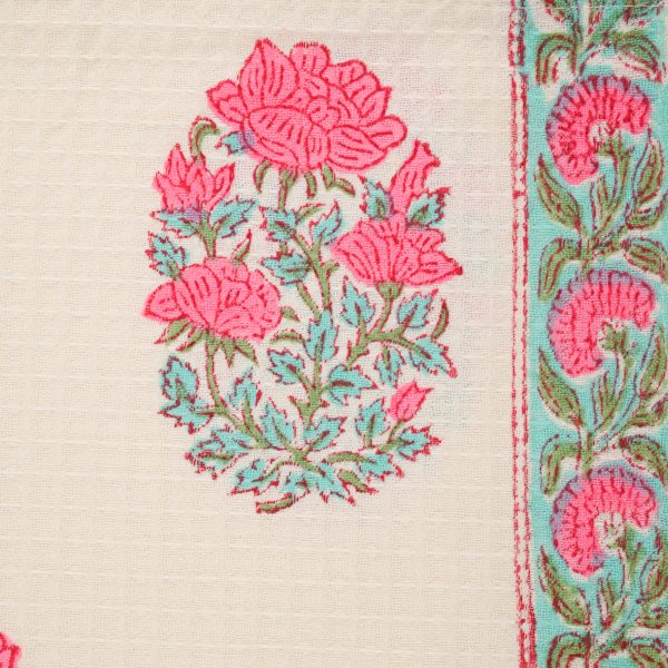 Morning Hand Block Printed Hand Towels - Image 3