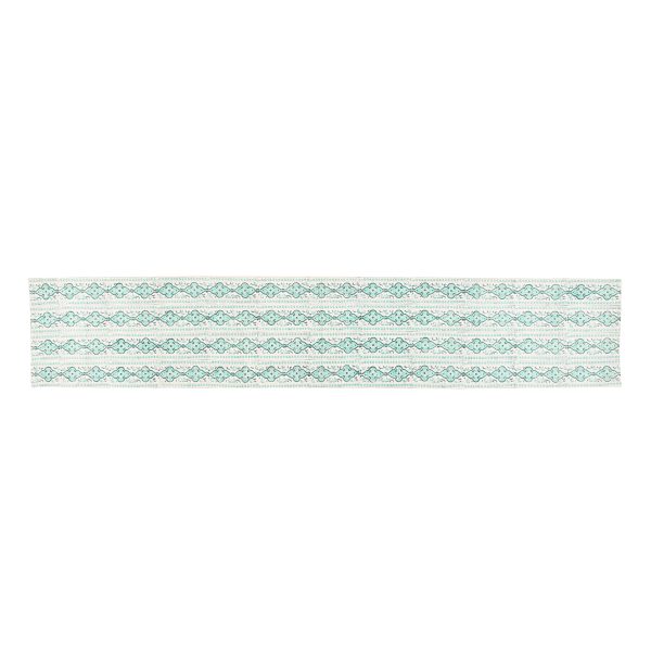 Blue Bubble Block Printed Table Runners - Image 2