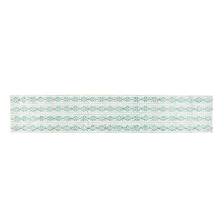 Blue Bubble Block Printed Table Runners - Image 2
