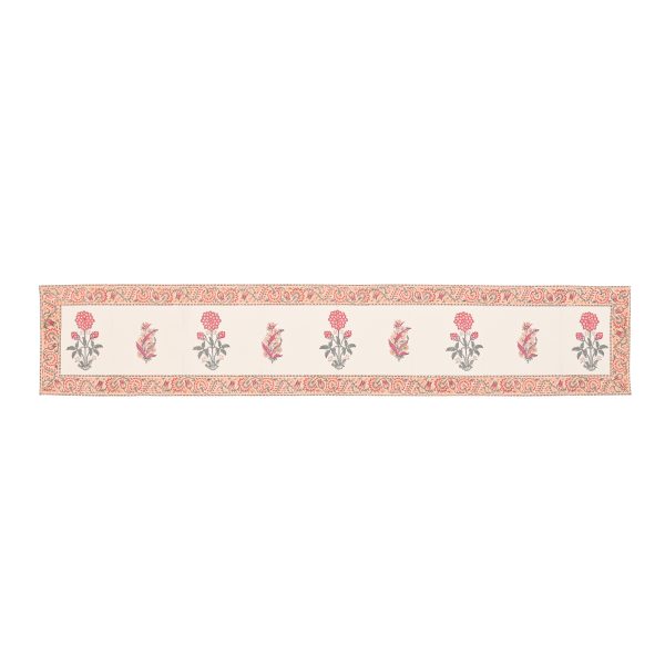 Perennial flowers Block Printed Table Runners - Image 2
