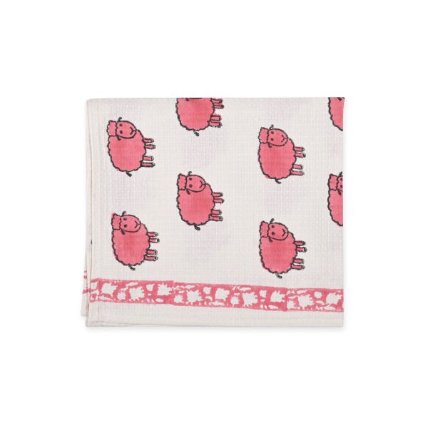 Bingo Hand Block Printed Kids Bath Towels - Image 2