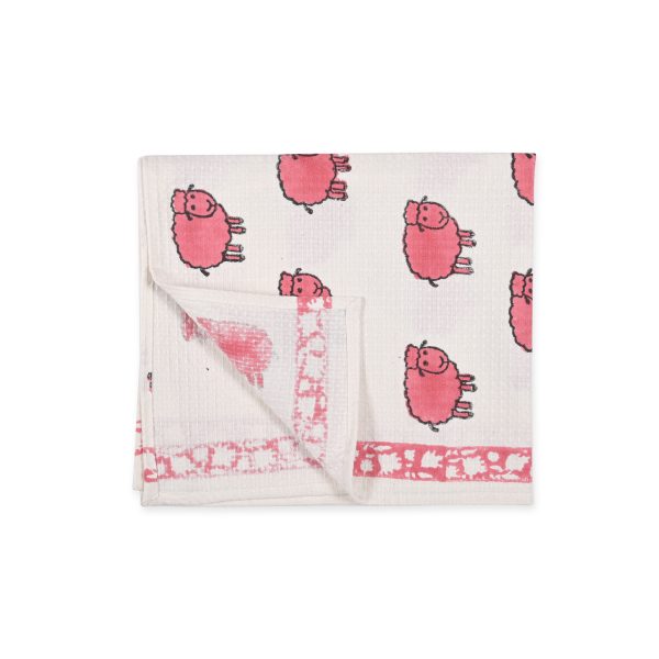 Bingo Hand Block Printed Kids Bath Towels - Image 3
