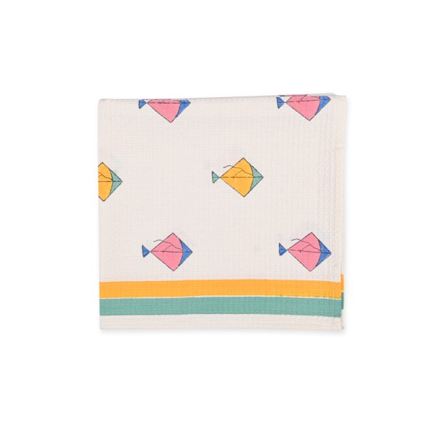 Kite Block Printed Bath Towel - Image 5