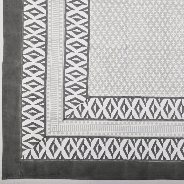 Pansy Block Printed Bedsheet - Image 4