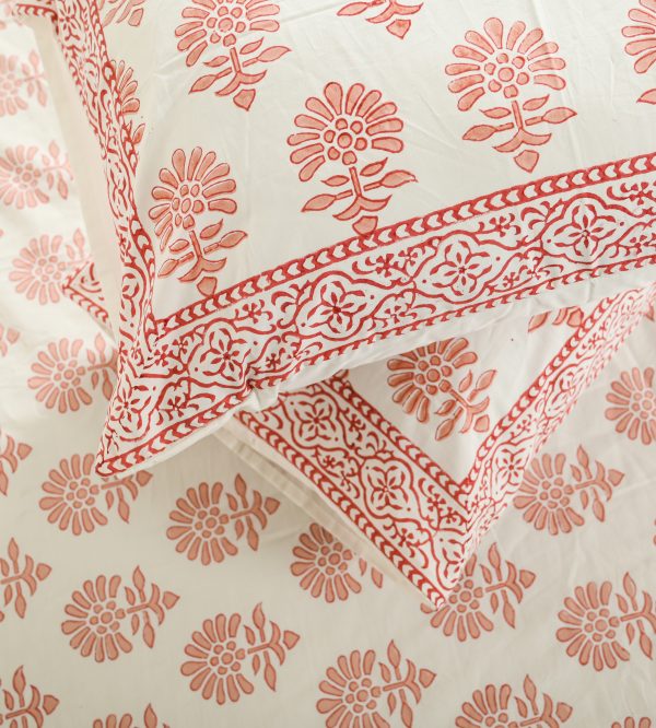 Jasmine Block Printed Bedsheet - Image 2