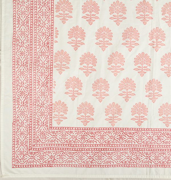 Jasmine Block Printed Bedsheet - Image 4