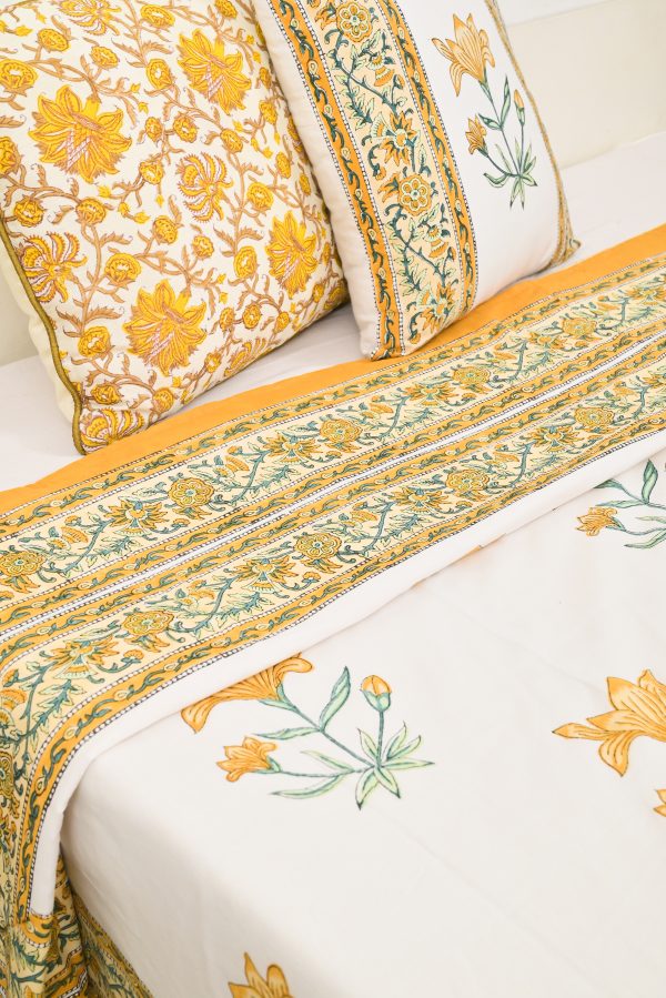 Sunflower Block Printed Dohar