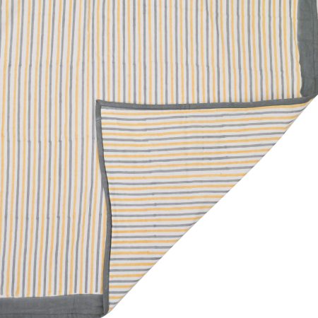 Gray Peers Block Printed Dohar - Image 3