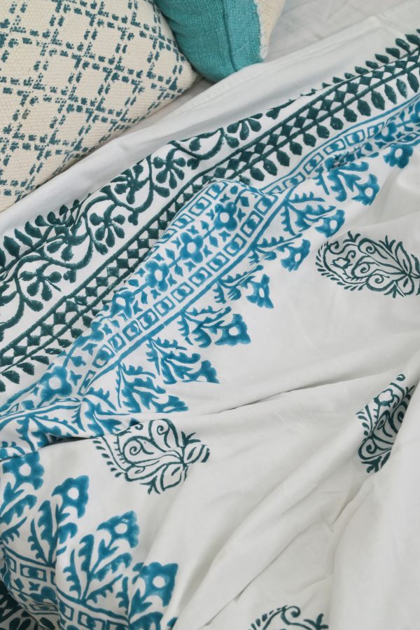 Hornbam Block Printed Dohar - Image 2