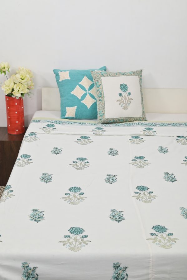 Snowdrop Block Printed Dohar - Image 4