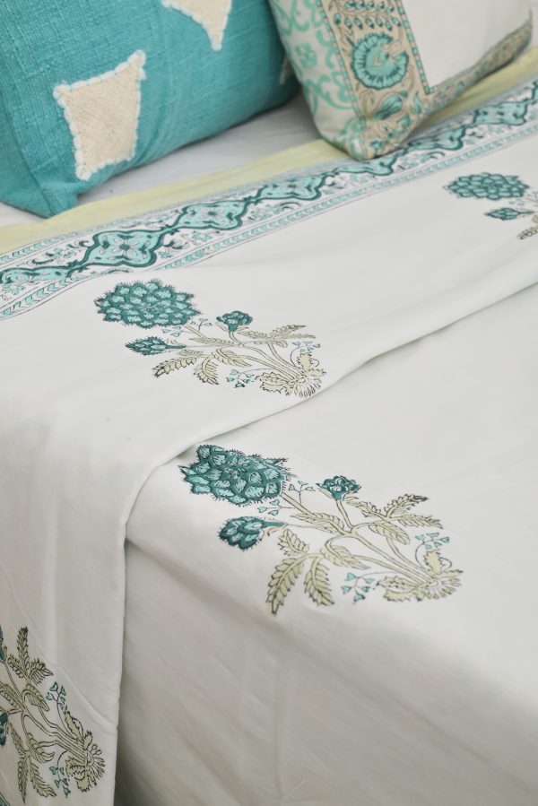 Snowdrop Block Printed Dohar