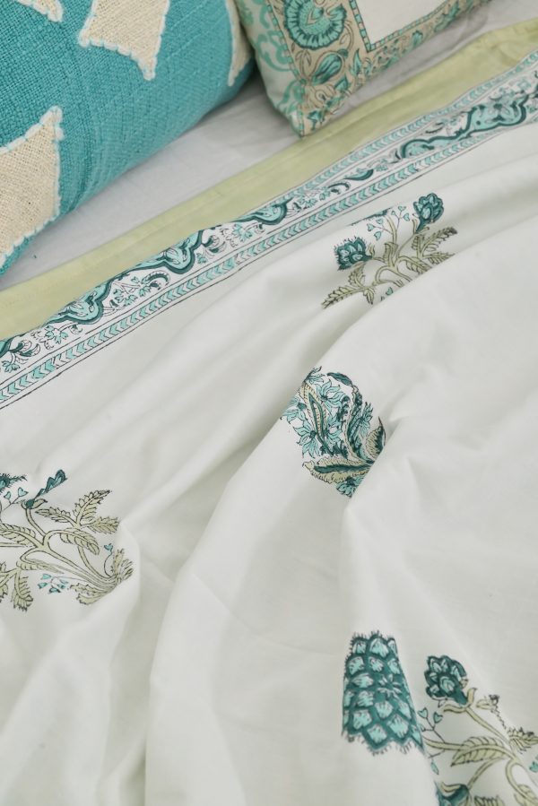 Snowdrop Block Printed Dohar - Image 2