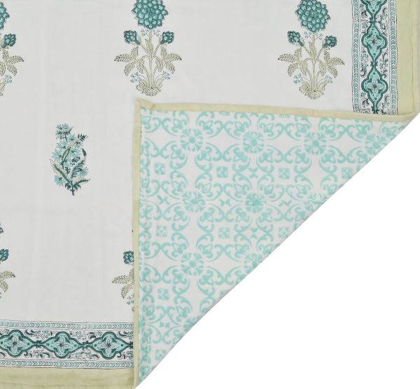 Snowdrop Block Printed Dohar - Image 3