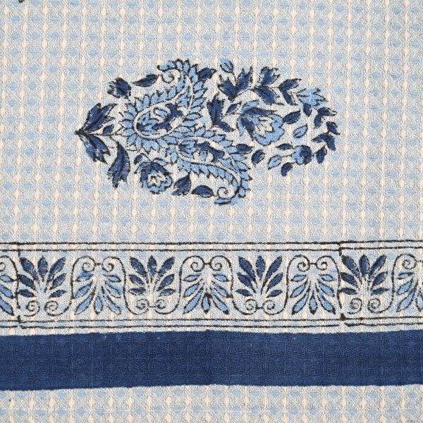 Lobelia Hand Block Printed Hand Towels - Image 2