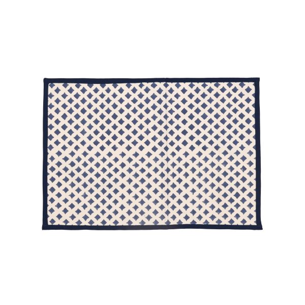 Marabelle Block Printed Placemat & Napkin Set - Image 2