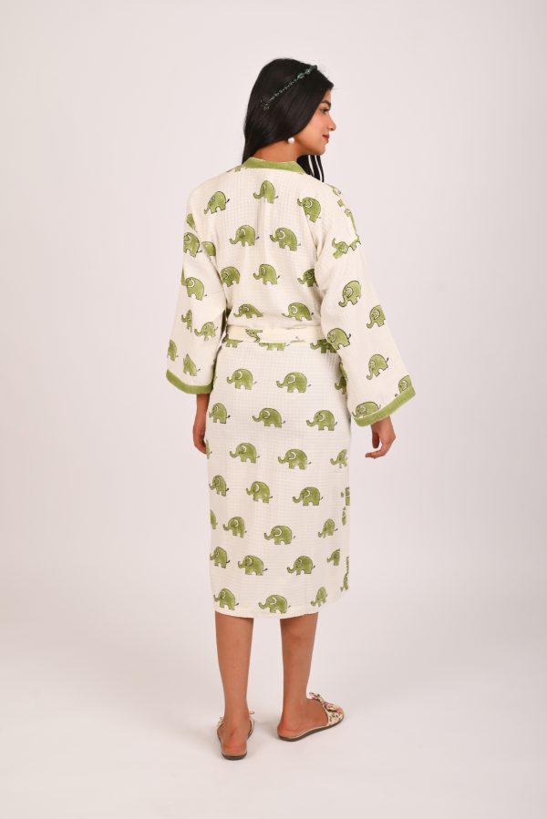 Dumbo the Elephant Block Printed Bathrobe - Image 4