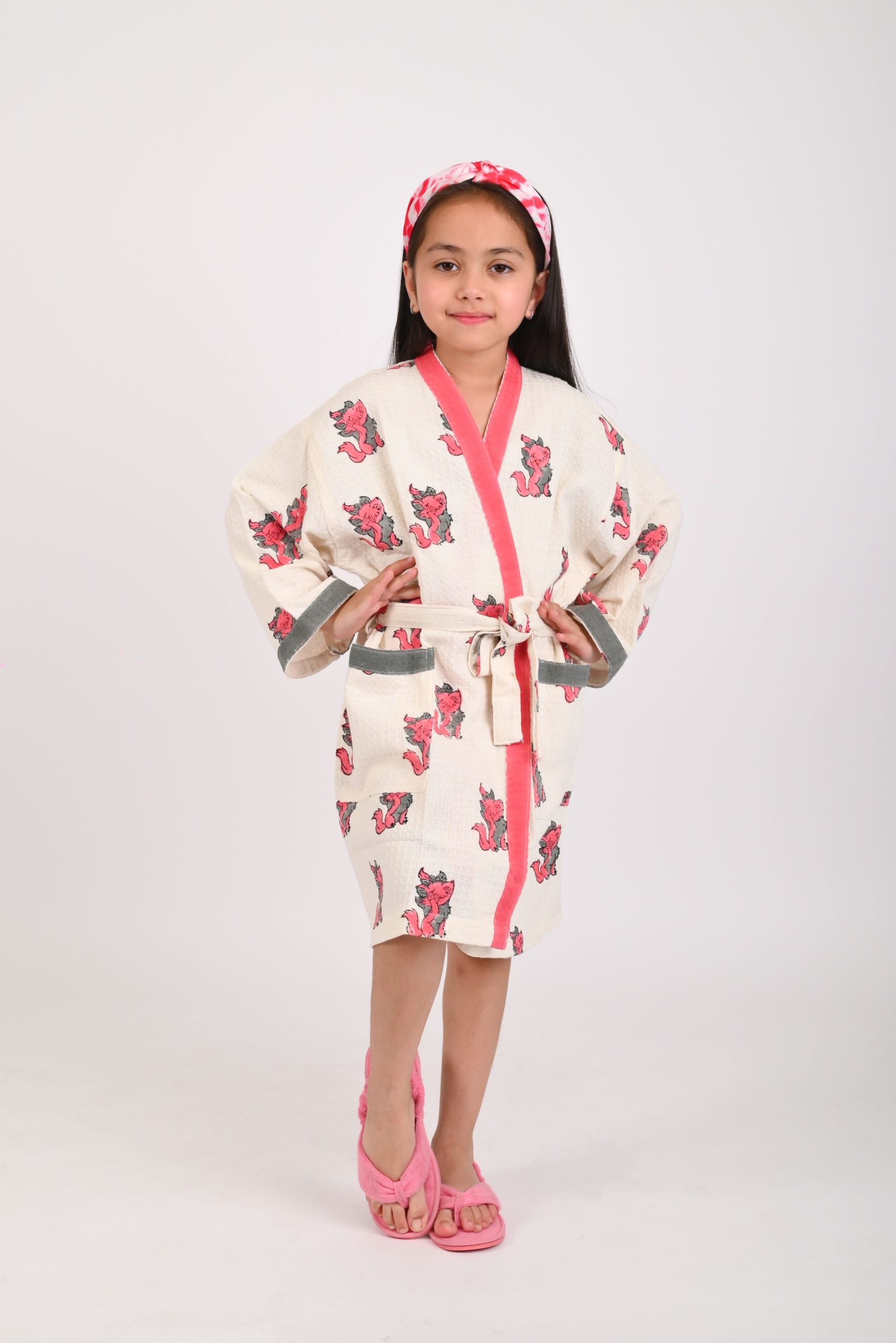 Lilly Block Printed Bathrobes