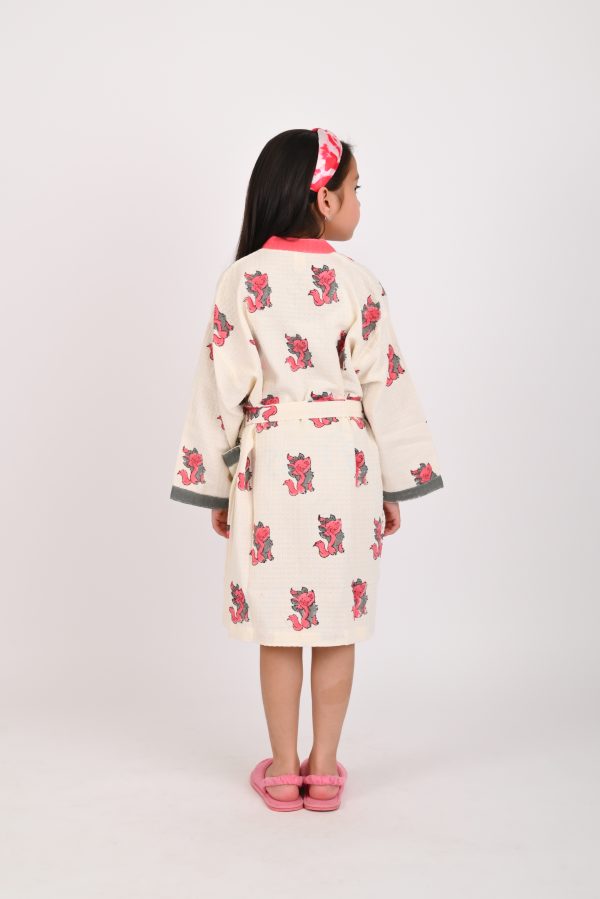 Lilly Block Printed Bathrobes - Image 4