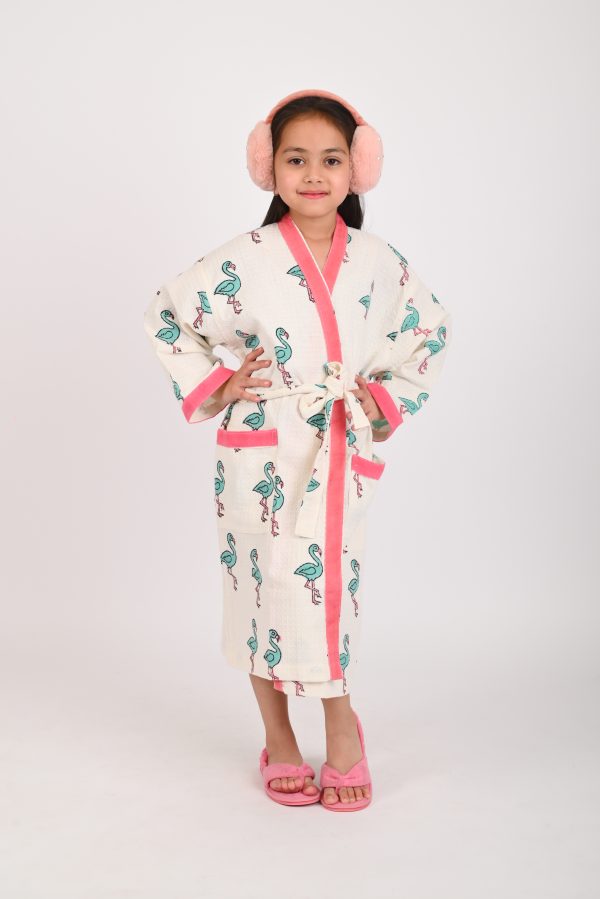 Rosie Block Printed Bathrobes