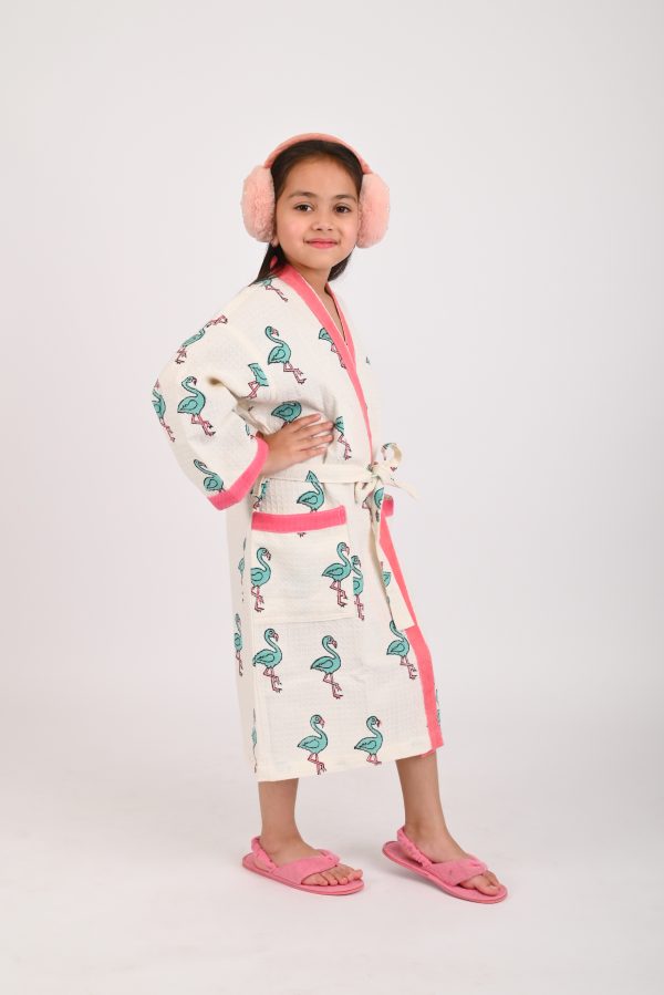 Rosie Block Printed Bathrobes - Image 4