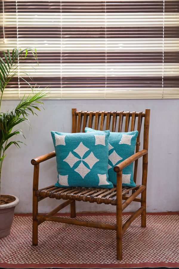 Lime Embroidery Cushion Covers
