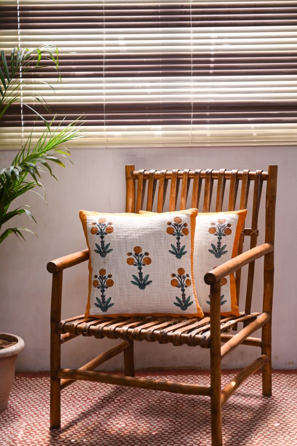 Elm Block Printed Cushion Covers