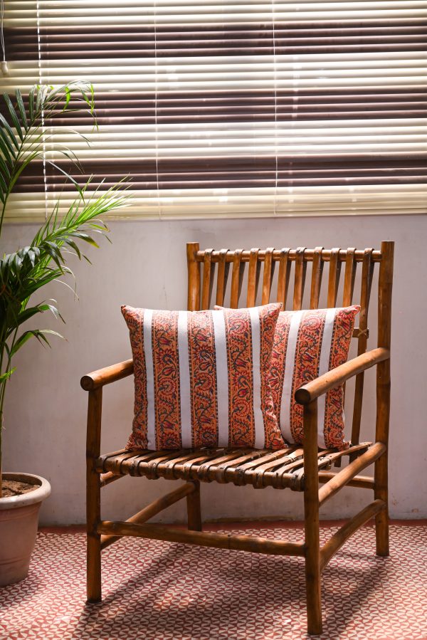 Sugar Maple Block Printed Cushion Covers