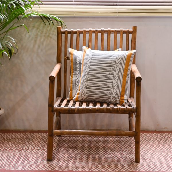 Fieid Maple Block Printed Cushion Covers