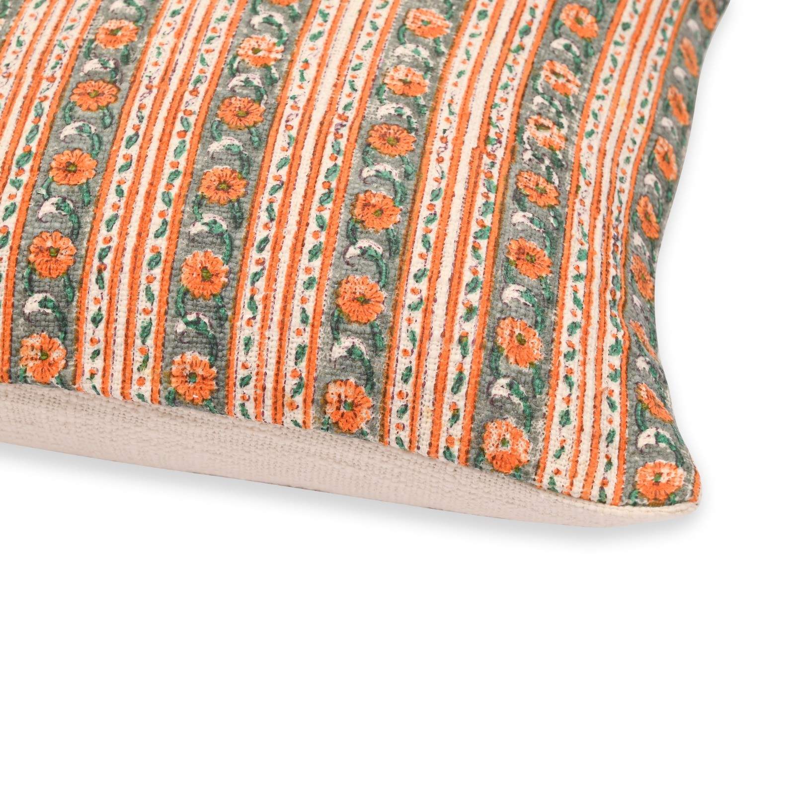 Oak Block Printed Cushion Covers - Image 2