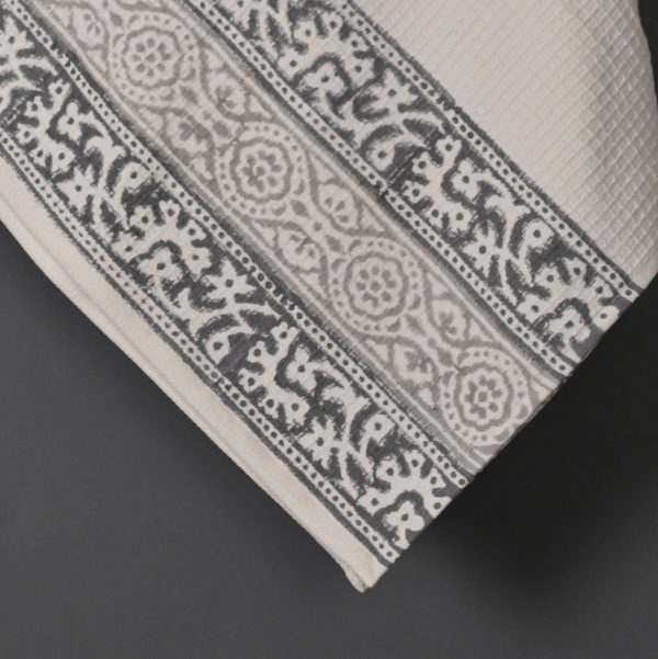 PREMIUM Folkstone Ultrasoft Block Printed Adult Bath Towels - Image 2