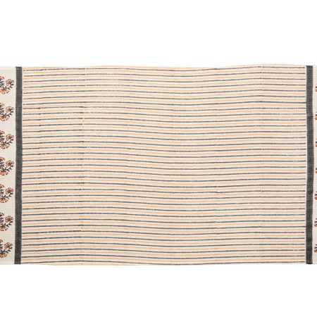Gray Lvy  Block Printed Bath Towel - Image 2