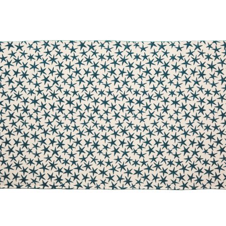 Blue Alpha Star Block Printed Kids Bath Towels - Image 2