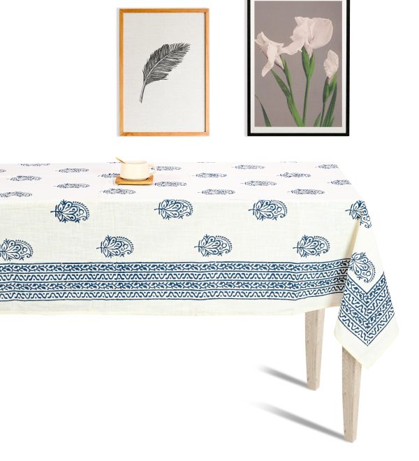 Skydiver Block Printed Table Cover
