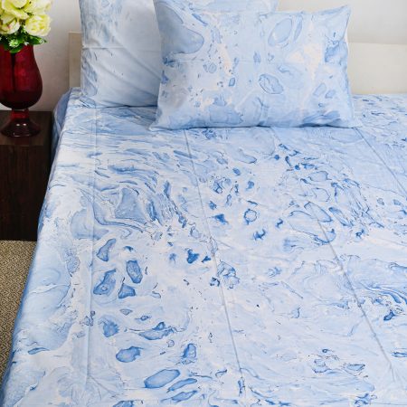 Scuba Dive Hand Marbelling Bedsheet - Image 3