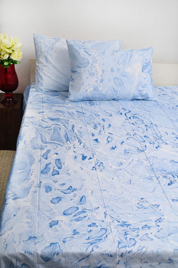 Scuba Dive Hand Marbelling Bedsheet - Image 3