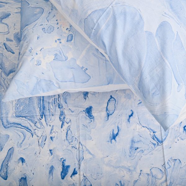 Scuba Dive Hand Marbelling Bedsheet - Image 2