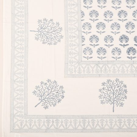 Boyish Grin Block Printed Bedsheet - Image 3
