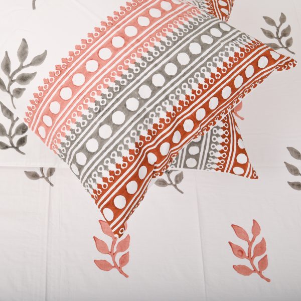 Maple Sugar Block Printed Bedsheet - Image 2