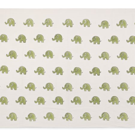 Dumbo the Elephant Block Printed Kids Bath Towels - Image 3