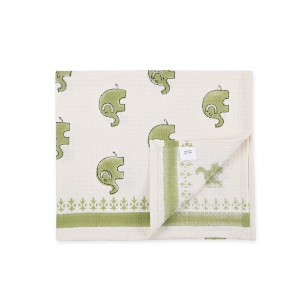 Dumbo the Elephant Block Printed Kids Bath Towels - Image 2