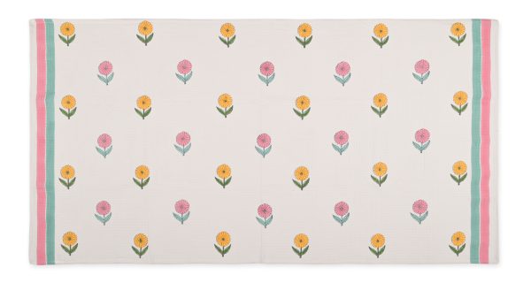 Keepsake Rose Block Printed Bath Towel - Image 2