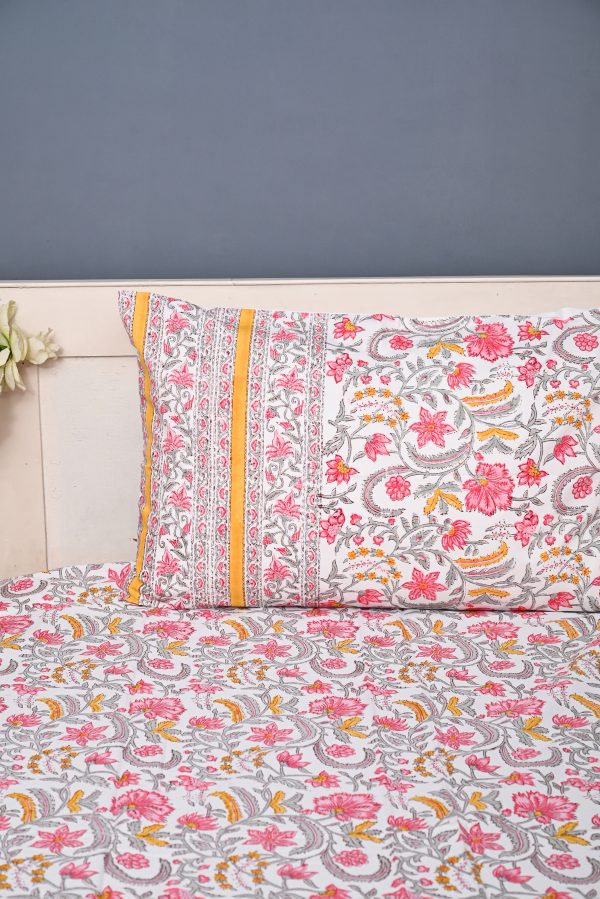 Gypsy Song Block Printed Bedsheet - Image 4