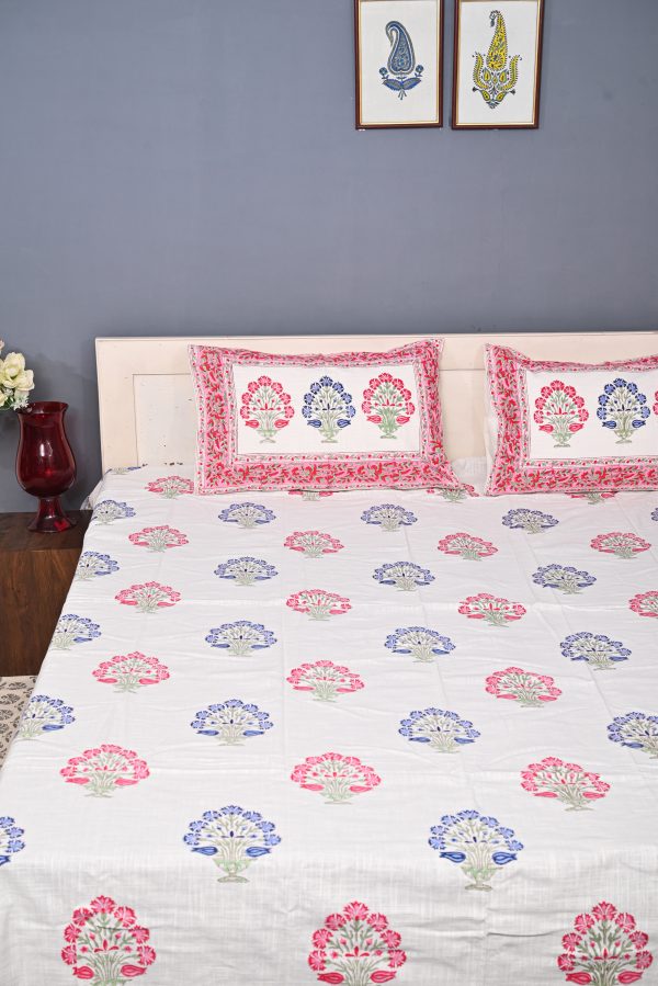 Port Royale Block Printed , Jacquard Bedcover - Image 2