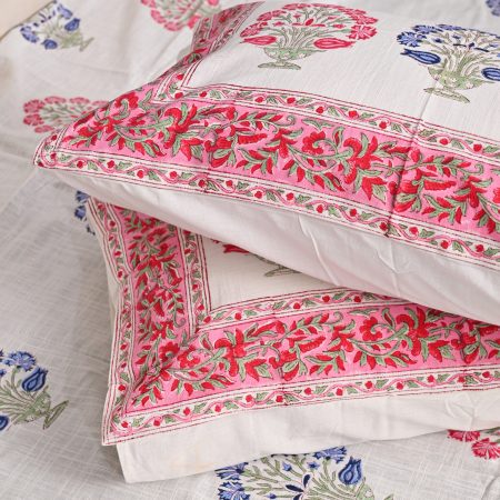 Port Royale Block Printed , Jacquard Bedcover - Image 4