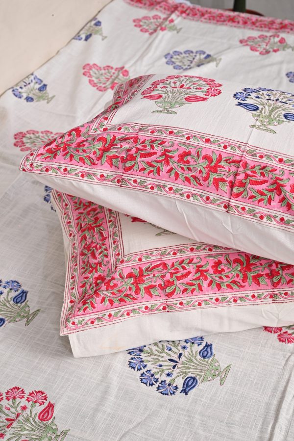 Port Royale Block Printed , Jacquard Bedcover - Image 4